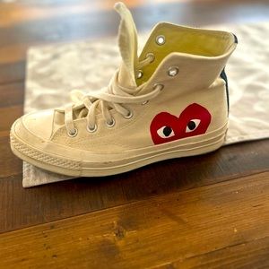Limited edition converse sneakers.